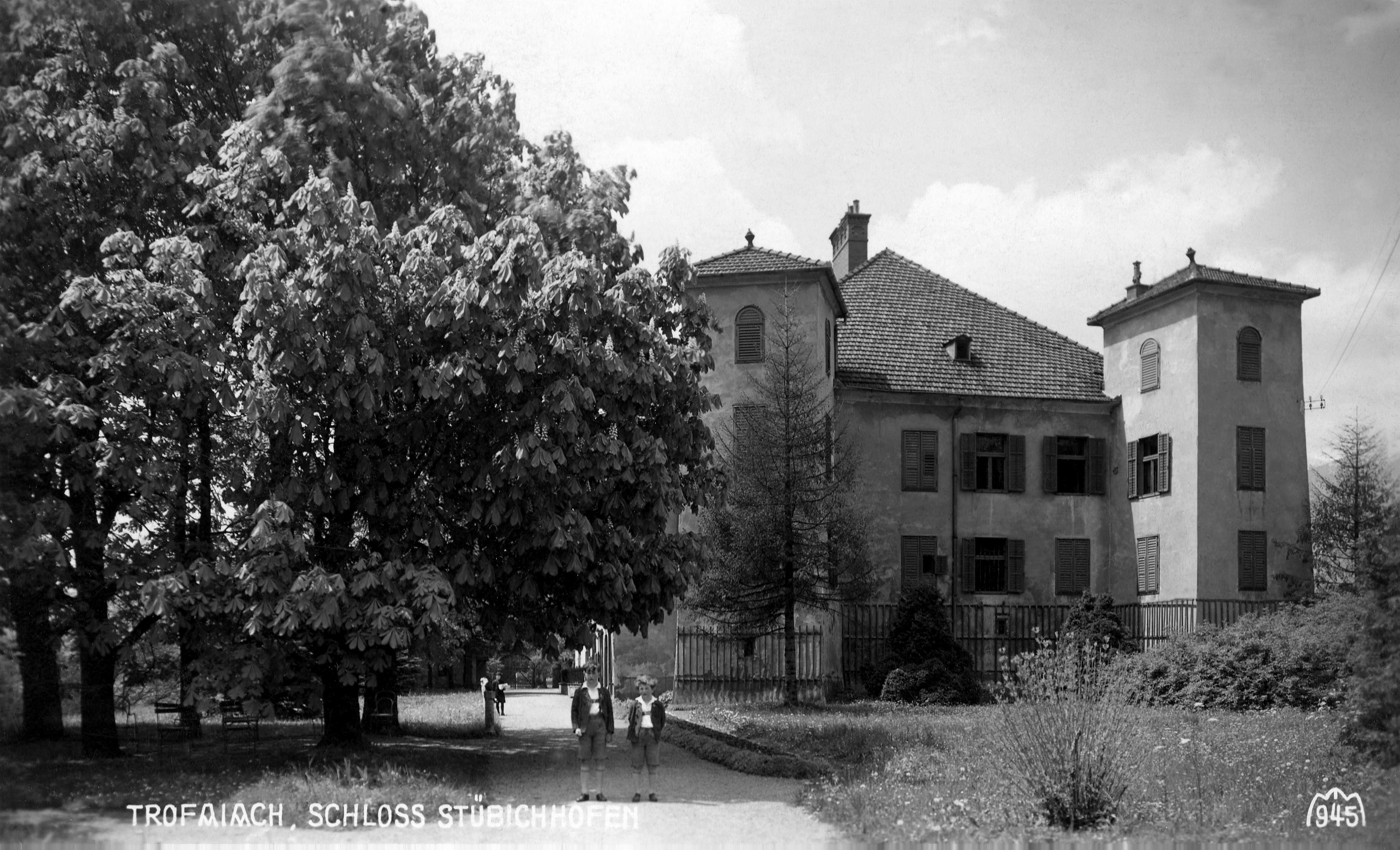 Stübichhofen mit Patrick und Louis Kyd v. Rebenburg ca. 1930